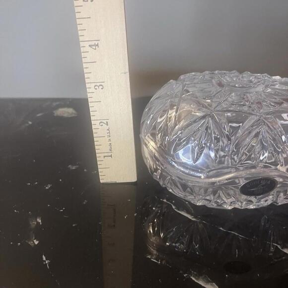 Bohemia Crystal 7” Egg Crystal Czech Republic Glass Crystal Two Piece Brilliant‎ - Picture 7 of 15